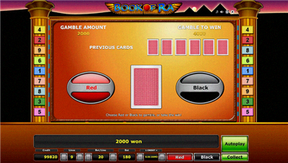 Book of Ra Gamble-Funktion